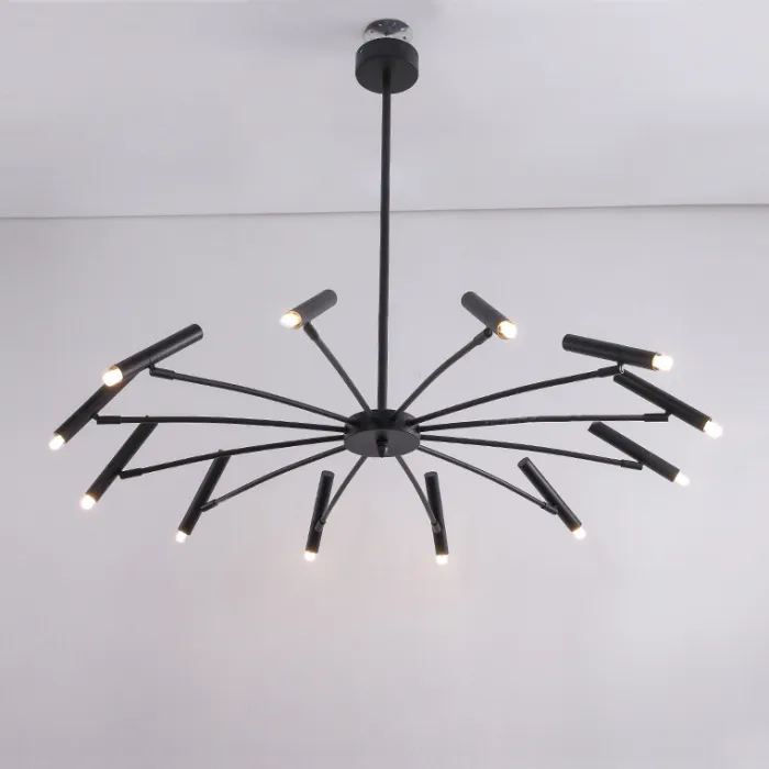 Люстра POP P40 Chandelier 12 lamps D100 Mod.A Black от ImperiumLoft