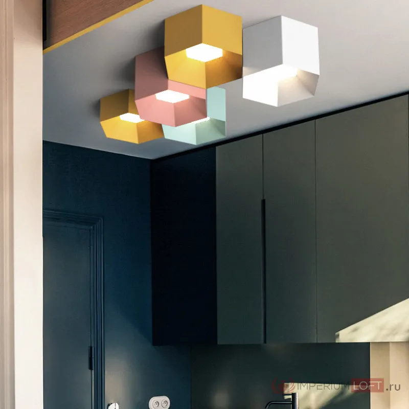 Потолочный светильник HEXAGON A H13 White от ImperiumLoft