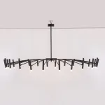 Люстра POP P40 Chandelier 24 lamps D180 Mod.B Black от ImperiumLoft