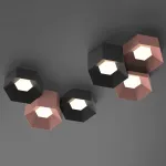 Потолочный светильник HEXAGON A H23 Light green от ImperiumLoft