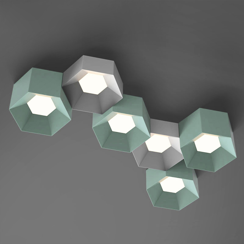Потолочный светильник HEXAGON A H13 White от ImperiumLoft