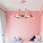 Люстра на штанге FRANKA D100 8 lamps Green от ImperiumLoft