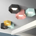 Потолочный светильник HEXAGON A H23 Light green от ImperiumLoft
