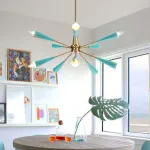 Люстра на штанге TURQUOISE