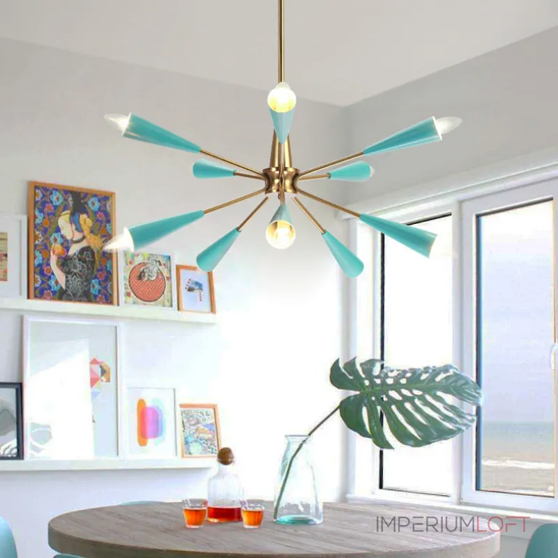Люстра на штанге TURQUOISE