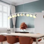 Подвесной реечный светильник CHOIR L8 Brown от ImperiumLoft