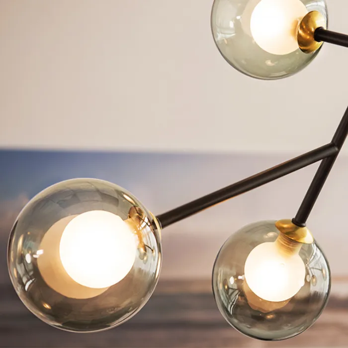 Подвесная люстра PEARL  L5 Grey от ImperiumLoft