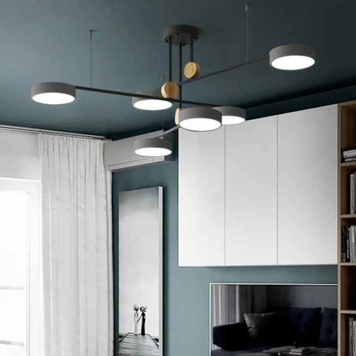Люстра на штанге TECHNUM COLOR LED Grey от ImperiumLoft