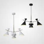 Люстра на штанге FRANKA D80 3 lamps White от ImperiumLoft