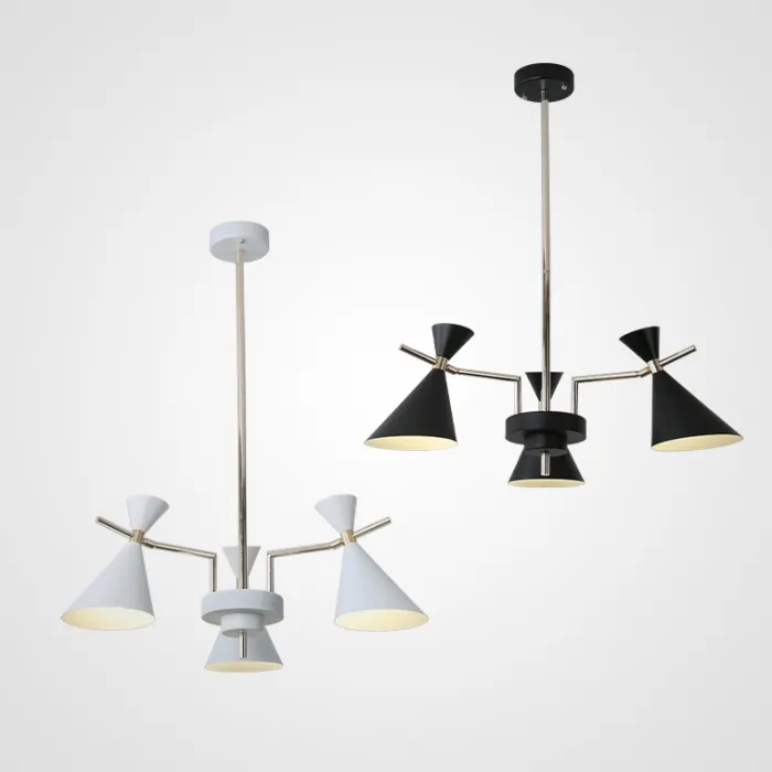 Люстра на штанге FRANKA D80 3 lamps White от ImperiumLoft