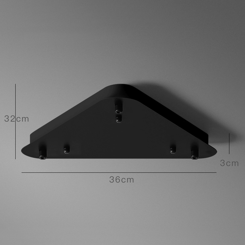 Основание на потолок Beat black trio round pendant system от ImperiumLoft