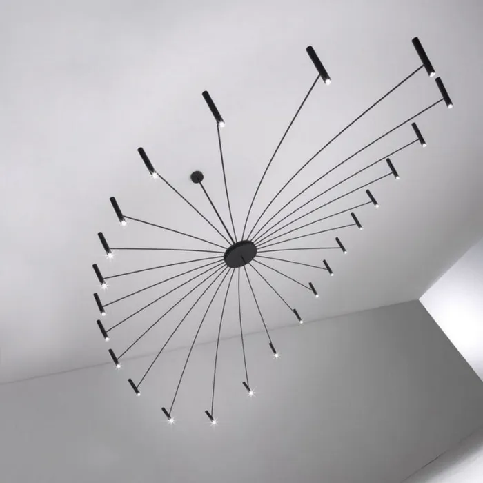 Люстра POP P40 Chandelier 24 lamps D130 Mod.A Gold от ImperiumLoft