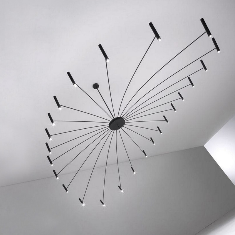 Люстра POP P40 Chandelier 24 lamps D130 Mod.B White от ImperiumLoft