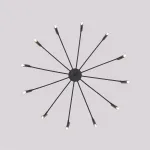 Люстра POP P40 Chandelier 12 lamps D100 Mod.A Black от ImperiumLoft