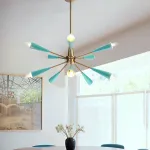 Люстра на штанге TURQUOISE