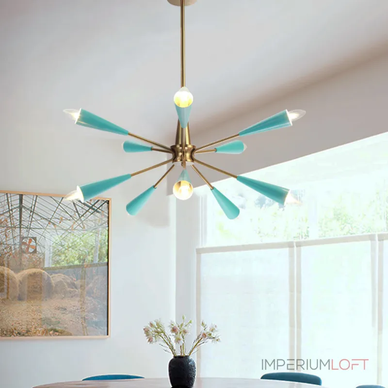 Люстра на штанге TURQUOISE