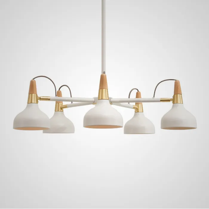 Люстра на штанге OPLAND A 5 lamps White от ImperiumLoft