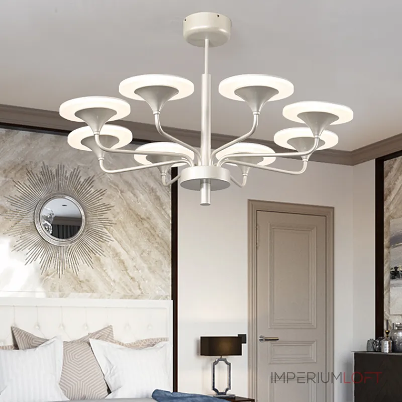 Люстра на штанге PILLAR L12 Black от ImperiumLoft