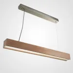 Подвесной реечный светильник RISTON Dark brown от ImperiumLoft