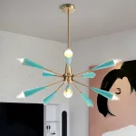 Люстра на штанге TURQUOISE