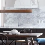 Подвесной реечный светильник RISTON Light brown от ImperiumLoft