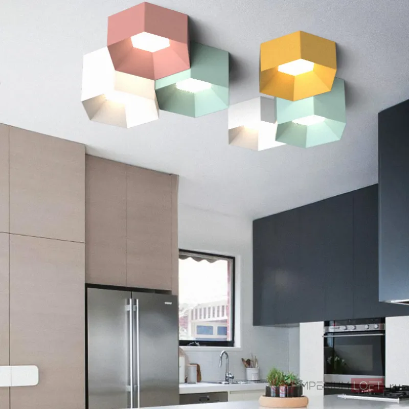 Потолочный светильник HEXAGON A H13 White от ImperiumLoft