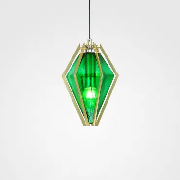 Подвесной светильник DIAMOND GL B Green от ImperiumLoft