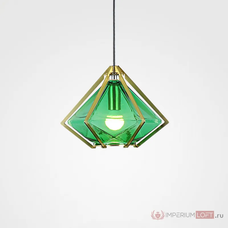 Подвесной светильник DIAMOND GL A Green от ImperiumLoft