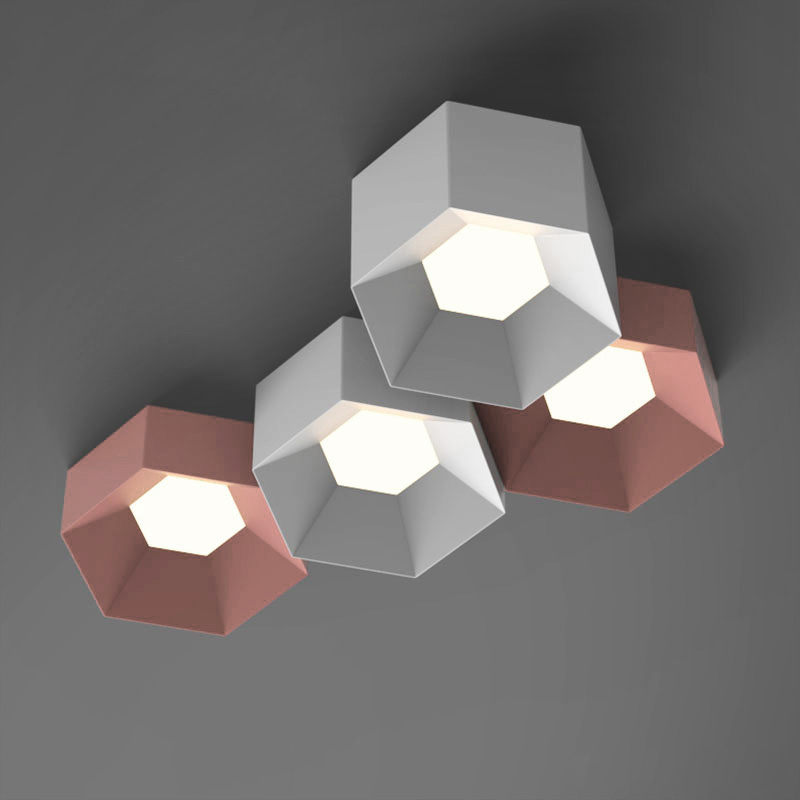 Потолочный светильник HEXAGON A H13 White от ImperiumLoft