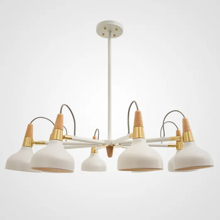 Люстра на штанге OPLAND A 8 lamps White от ImperiumLoft