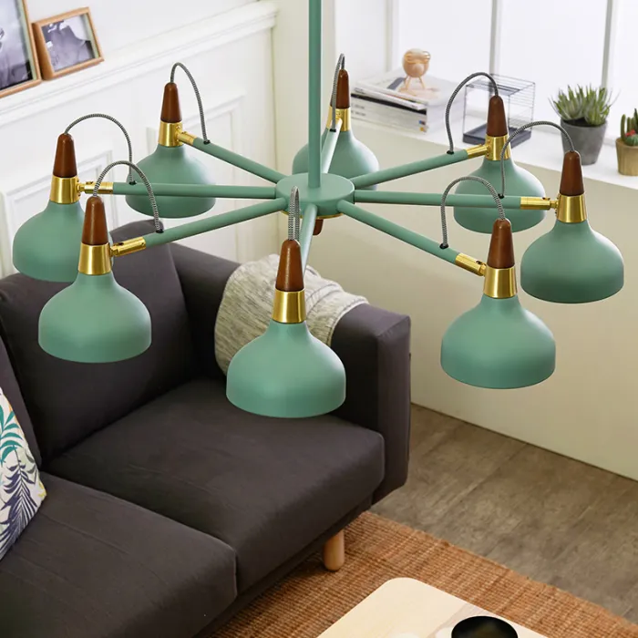 Люстра на штанге OPLAND A 5 lamps White от ImperiumLoft