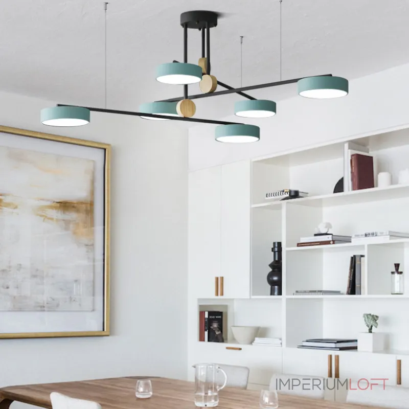 Люстра на штанге TECHNUM COLOR LED Blue