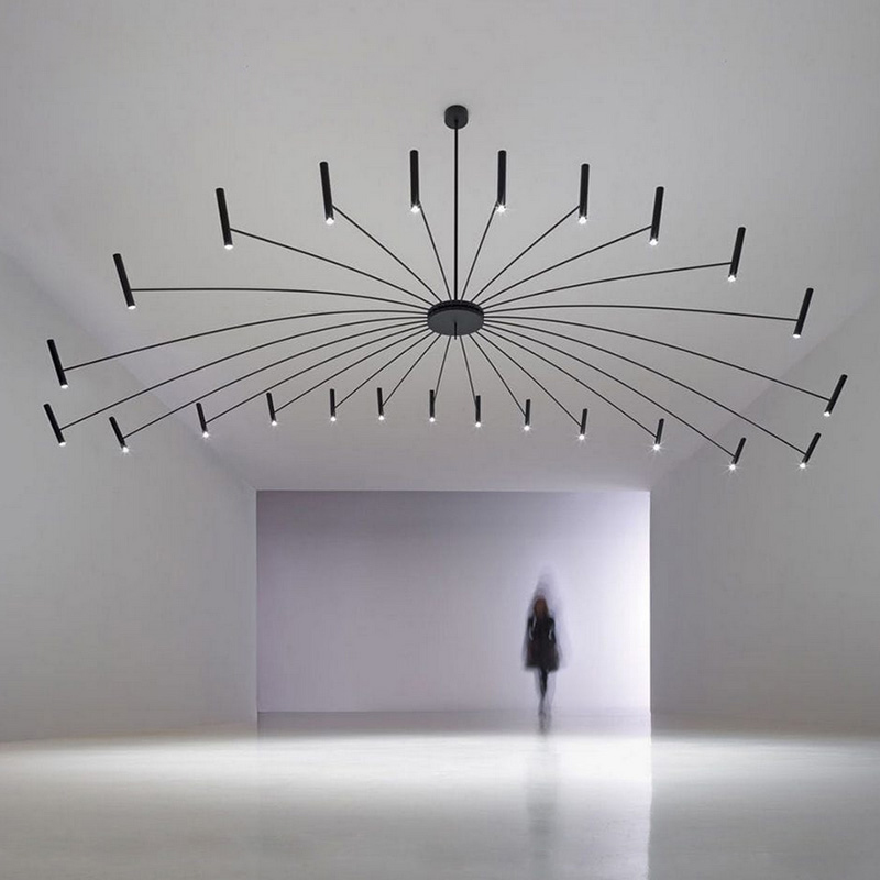 Люстра POP P40 Chandelier 24 lamps D130 Mod.B White от ImperiumLoft
