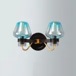 Бра MONTALEMBERT SCONCE L2 BY Studios Черный, Голубой от ImperiumLoft
