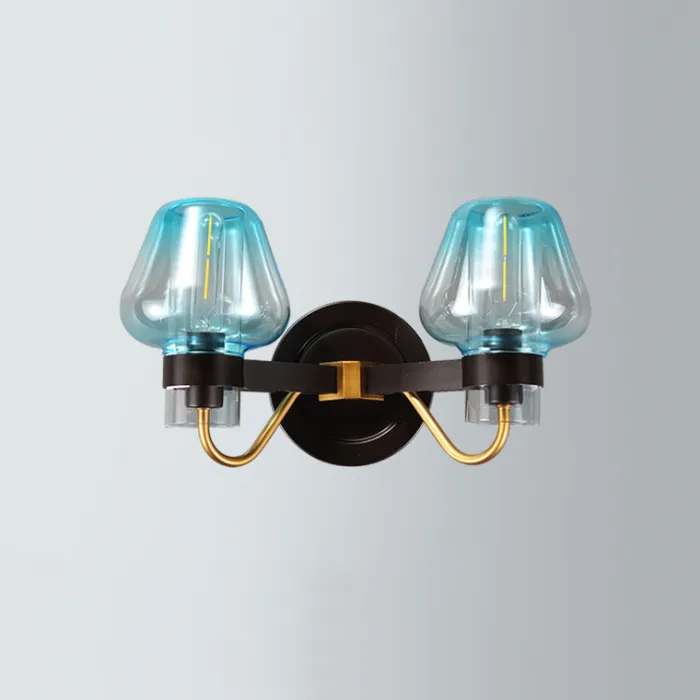 Бра MONTALEMBERT SCONCE L2 BY Studios Черный, Голубой от ImperiumLoft