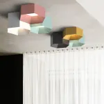 Потолочный светильник HEXAGON A H23 Light green от ImperiumLoft