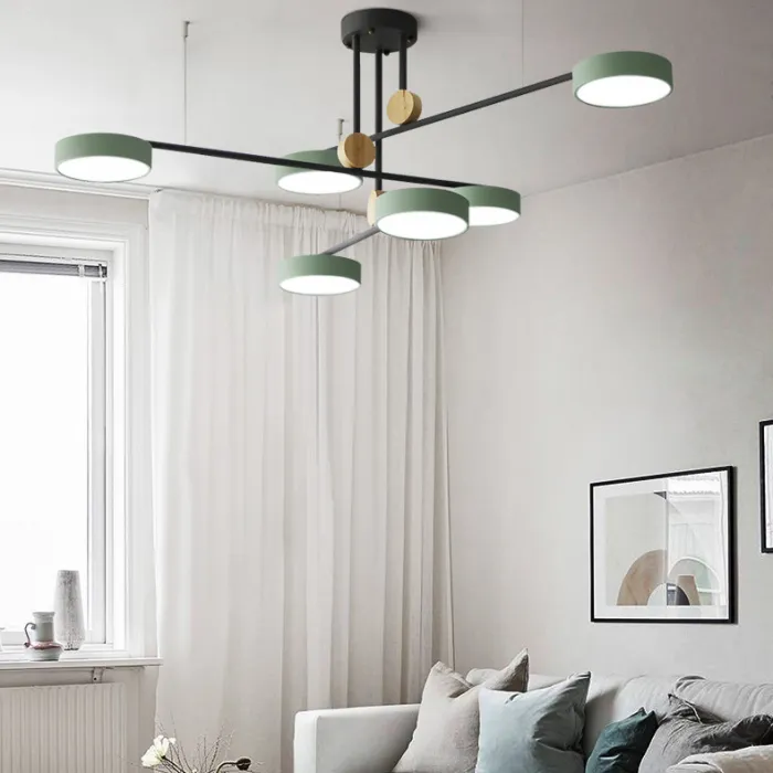 Люстра на штанге TECHNUM COLOR LED Grey от ImperiumLoft