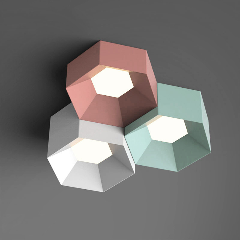 Потолочный светильник HEXAGON A H13 White от ImperiumLoft