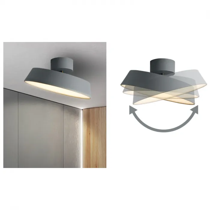 Потолочный светильник VALLA D40 Grey от ImperiumLoft