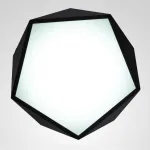 Потолочный светодиодный светильник GEOMETRIC Black D60 от ImperiumLoft