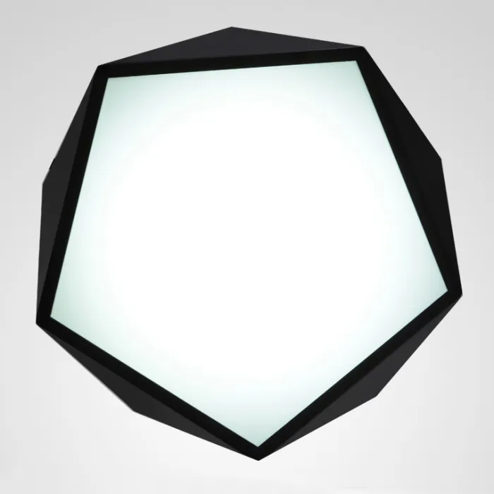Потолочный светодиодный светильник GEOMETRIC Black D60 от ImperiumLoft