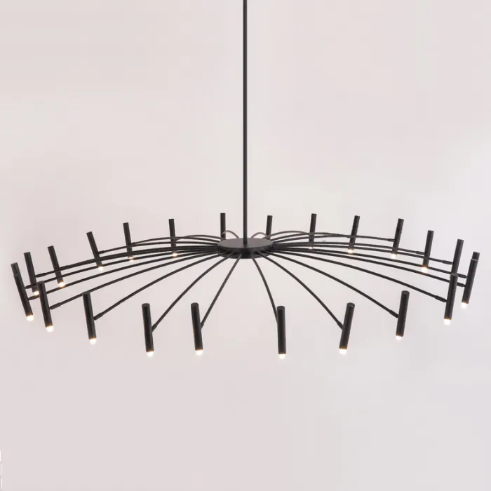 Люстра POP P40 Chandelier 24 lamps D130 Mod.A Black от ImperiumLoft