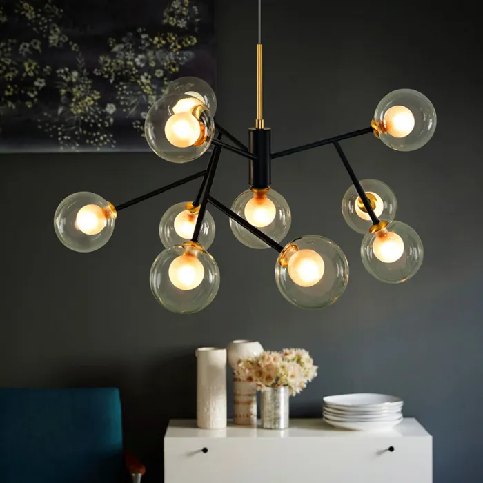 Подвесная люстра PEARL  L5 Grey от ImperiumLoft
