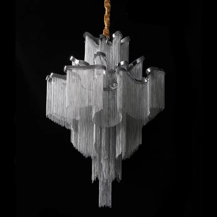 Люстра Ava Chain Atlantis Chandelier D80 Хром от ImperiumLoft