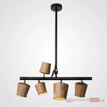 Подвесной реечный светильник CONNY L5 Light brown от ImperiumLoft