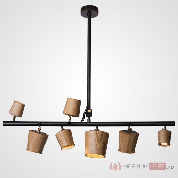 Подвесной реечный светильник CONNY L7 Light brown от ImperiumLoft