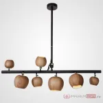 Подвесной реечный светильник CONNY L7 Light brown ball от ImperiumLoft