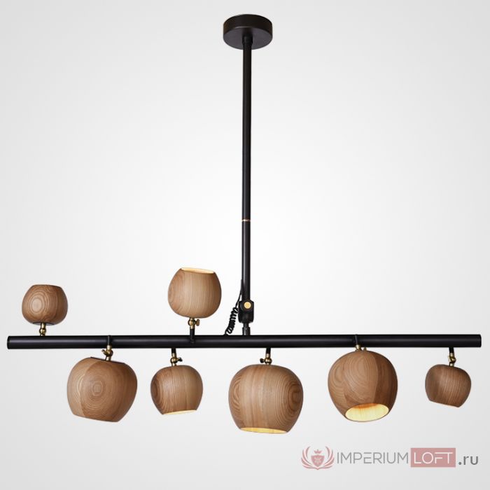 Подвесной реечный светильник CONNY L7 Light brown ball от ImperiumLoft