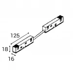 Соединитель угловой IT012-5041 black