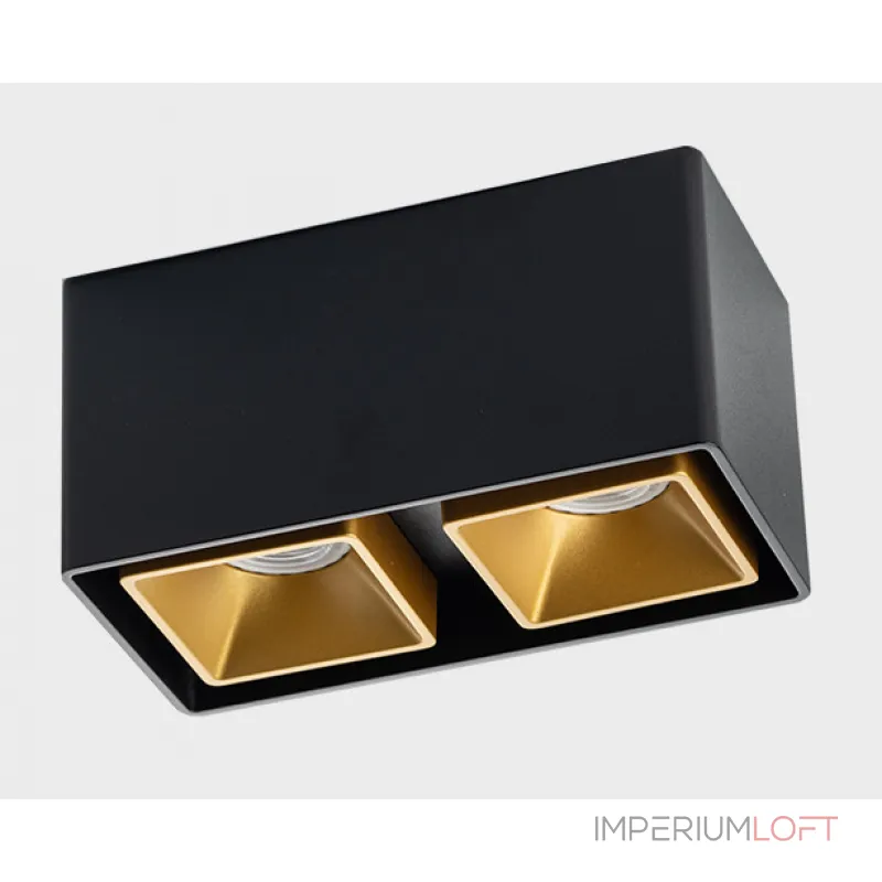 Светильник потолочный FASHION FX2 black + FASHION FXR gold (2 шт.)